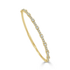 Diamond Graduated Flexible Bangle in 14K Yellow Gold