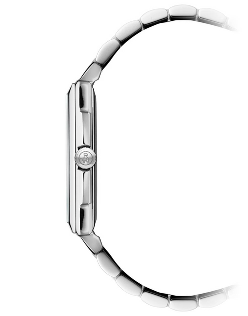 Toccata Men's Rectangular White Dial Bracelet Watch