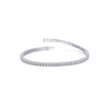 Flexible Tennis Bracelet in Sterling Silver