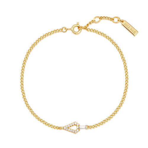 Geometric Bracelet in Gold Plated Sterling Silver