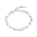 Paperclip Link Bracelet in Sterling Silver