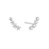 Sparkle Climber Stud Earrings in Sterling Silver