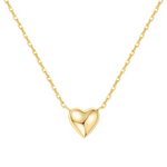 Sweetheart Necklace in Gold Plated Sterling Silver