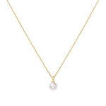 Pearl Pendant Necklace in Gold Plated Sterling Silver