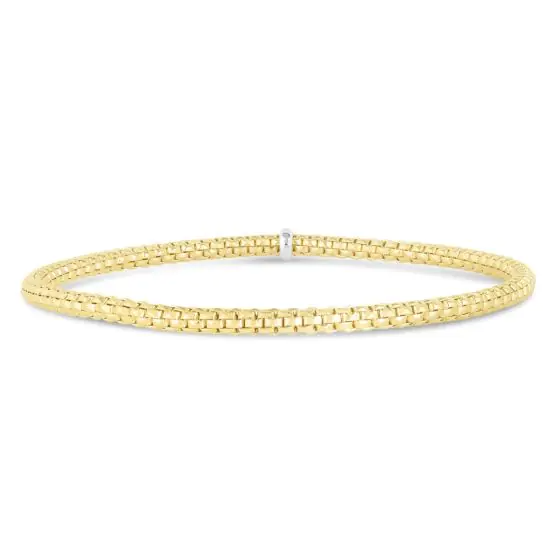 Stretchable Bracelet in 14K Yellow Gold