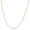 Fancy Ice Chain in 14K Two Tone Gold