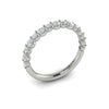 Diamond Graduated Band in 14K White Gold