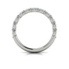 Diamond Oval Band in 14K White Gold