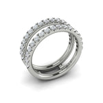 Diamond Jacket Band in 14K White Gold