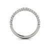 Diamond Contour Band in 14K White Gold